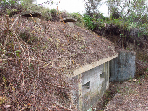 Pillbox PB7, which is believed to be used by the Japanese army as the site's command post (photo credit: The University of Hong Kong)